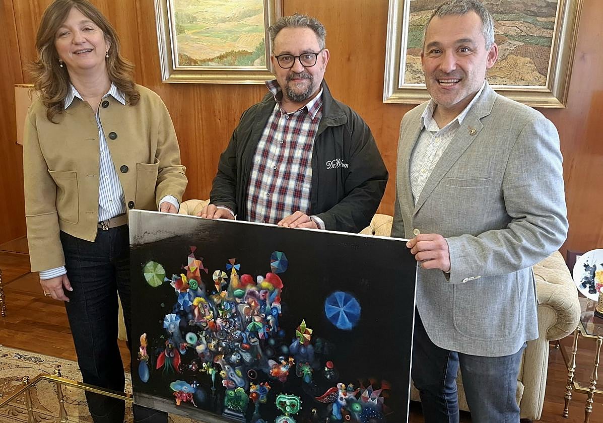 Obra donada por el artista.