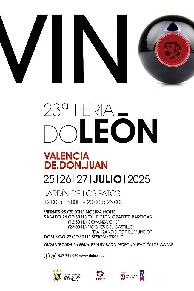Programación Feria del Vino DO León