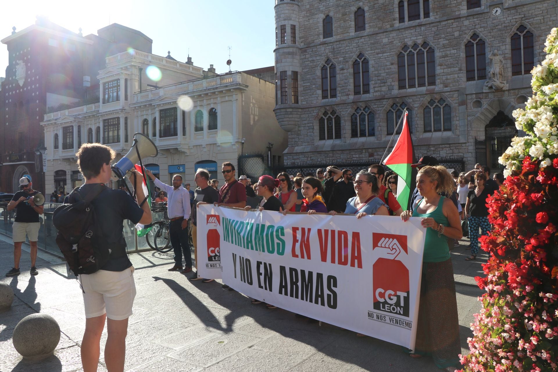 Colectivos de León se movilizan en apoyo de Palestina