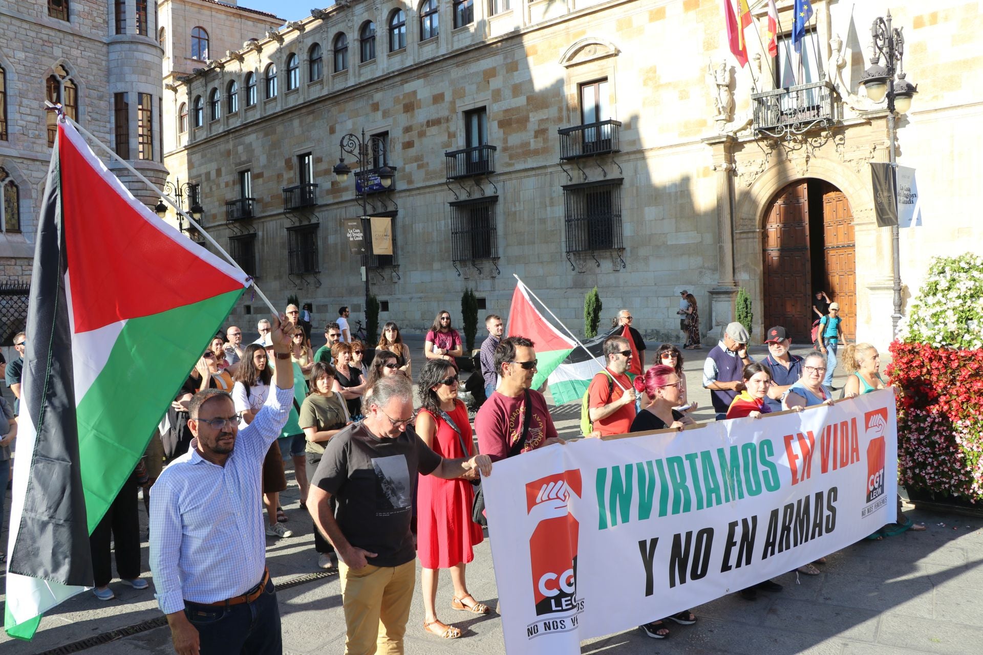 Colectivos de León se movilizan en apoyo de Palestina