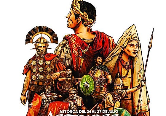 Cartel Fiestas Astures y Romanos 2025