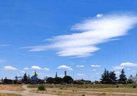 Cielos con nubosidad media y alta en León.