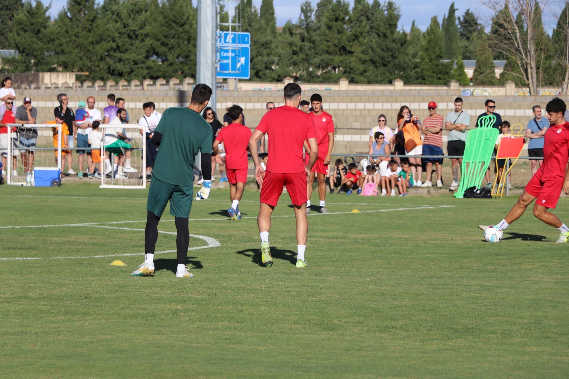 Las imágenes del entrenamiento de la Cultural y Deportiva Leonesa