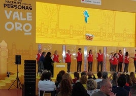 Sorteo de oro de Cruz Roja celebrado en Valladolid.