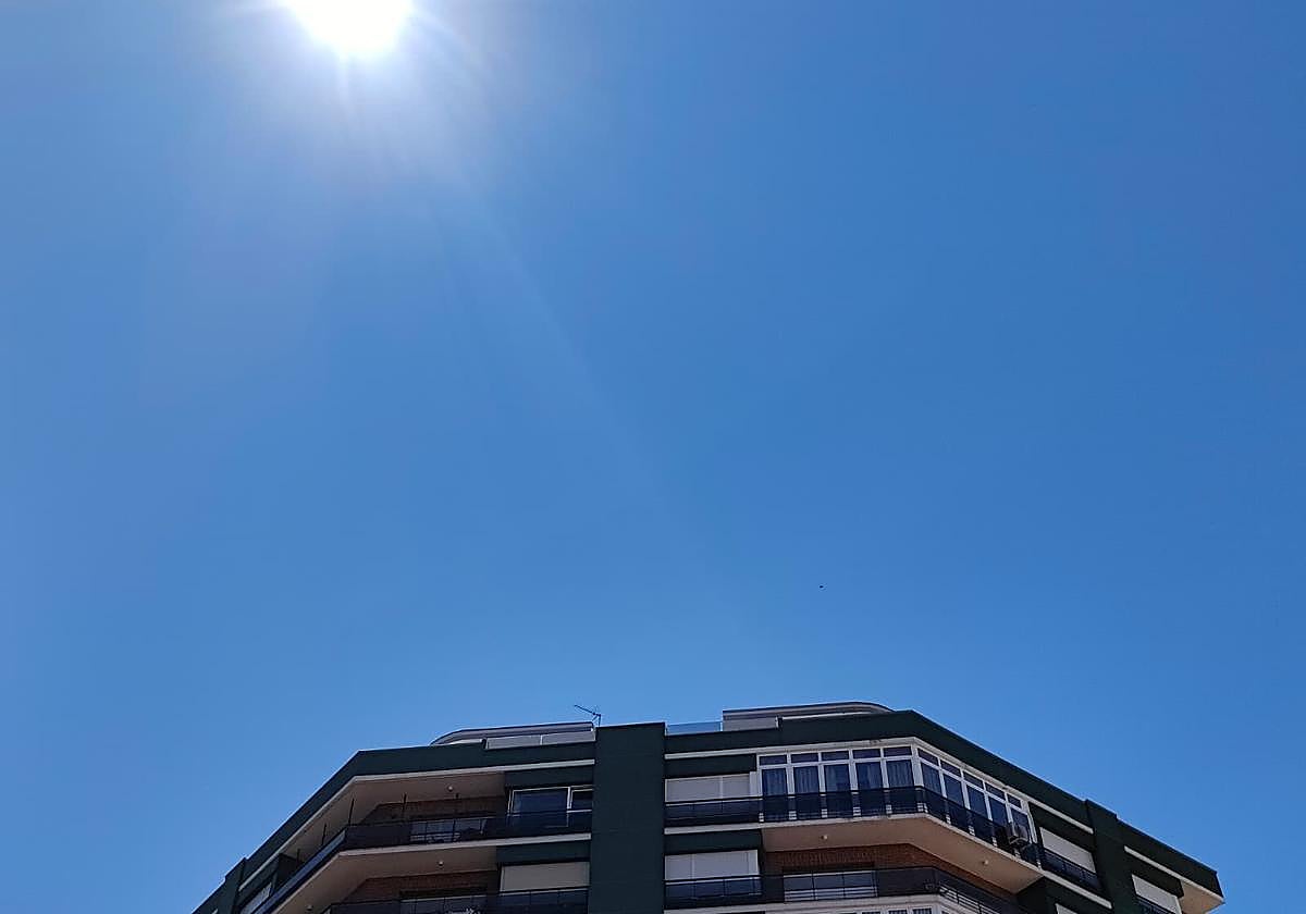 Cielo despejado en León este viernes 25 de julio.