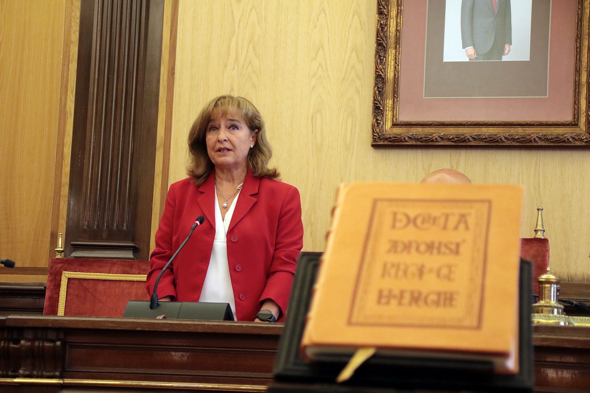 Las imágenes de la lectura de los Fueros de León