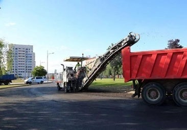 Se retoman las obras de reasfaltado en Ingeniero Sáenz de Miera