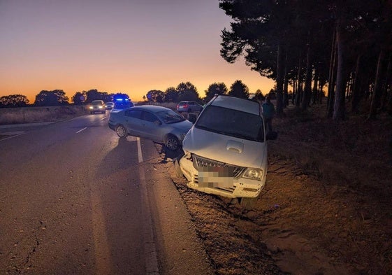 Accidente en la LE-460.