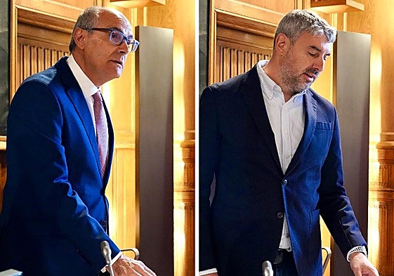 Toma de posesión de dos nuevos diputados.