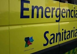 Imagen de una ambulancia del 112.