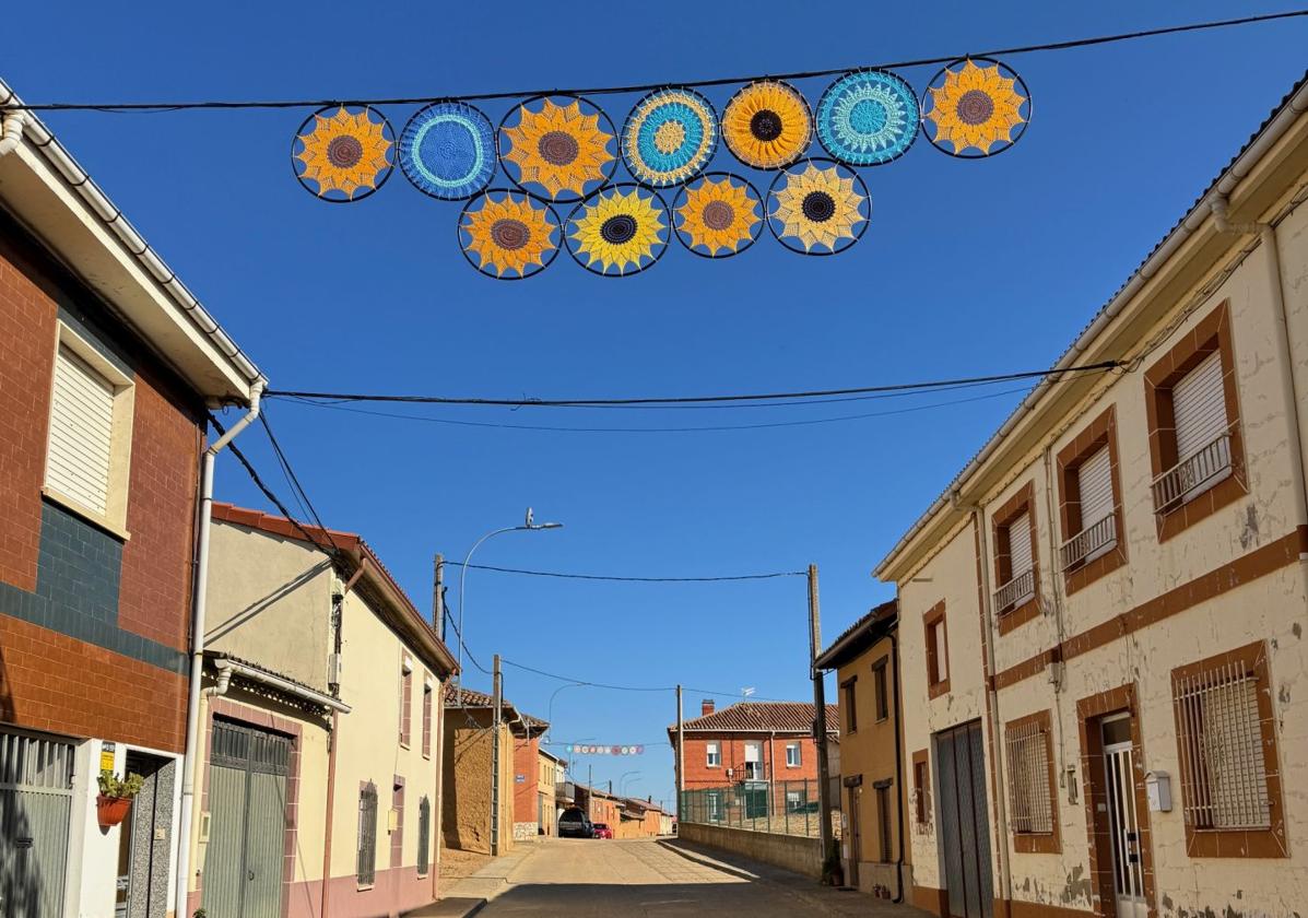 Una de las decoraciones del pueblo.