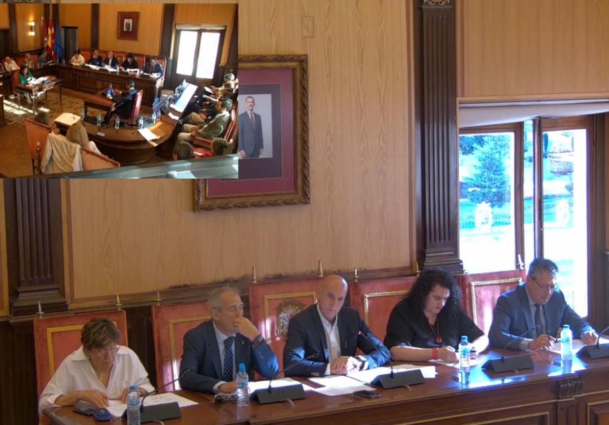 Último pleno en el salón actual de San Marcelo.