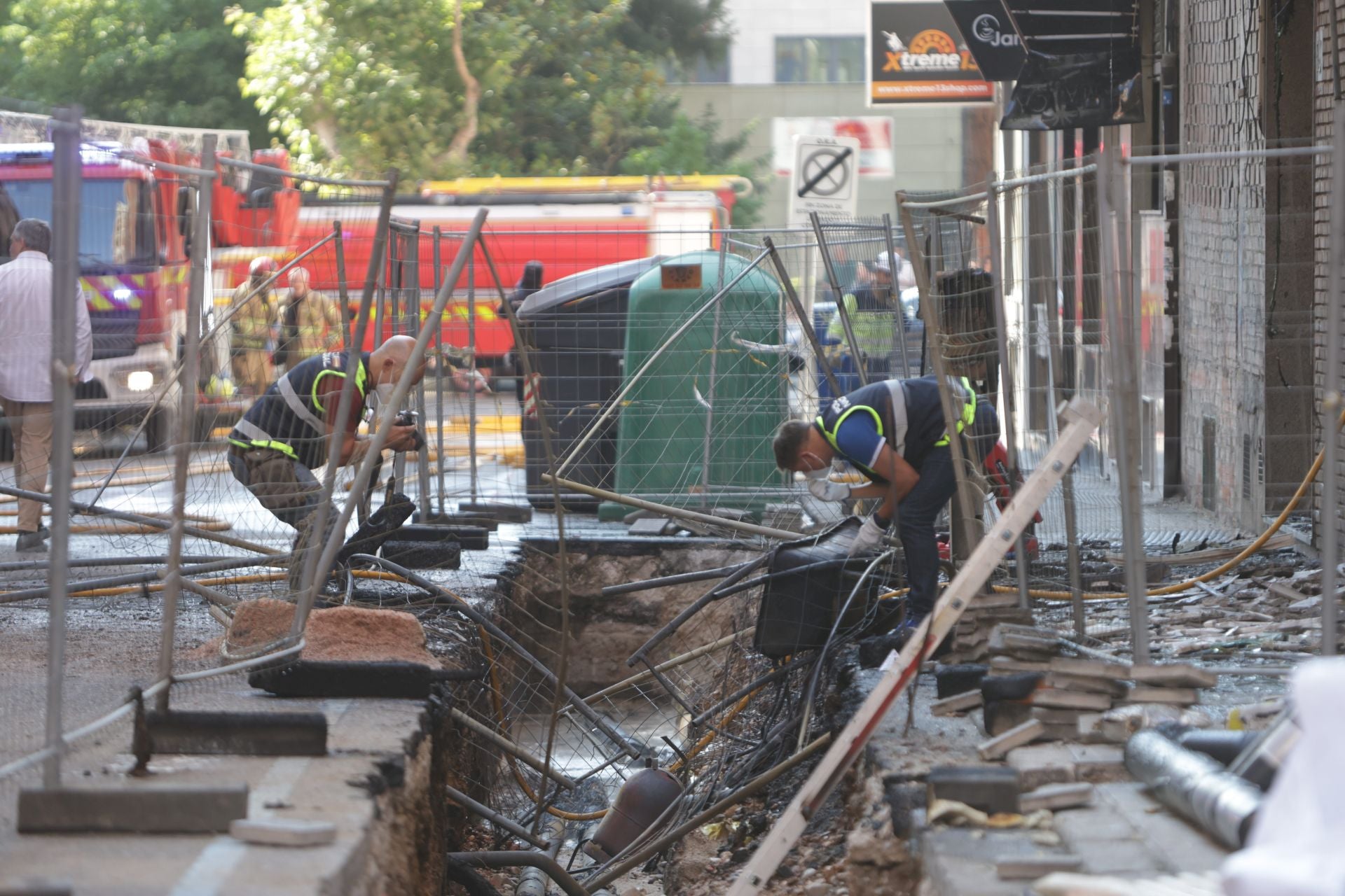 Las imágenes de la explosión de gas en Zamora