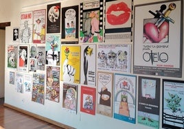 Obras de carteleria realizada por M. Sierra.