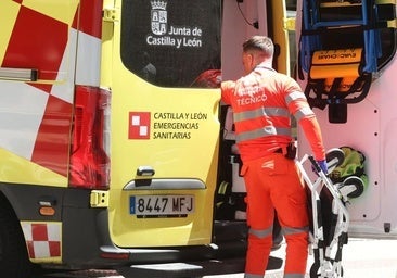Heridos dos jóvenes de 21 y 22 años en una colisión entre turismos en Ponferrada