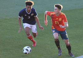Diego Collado, en una de sus convocatorias pasadas con la Selección sub-19