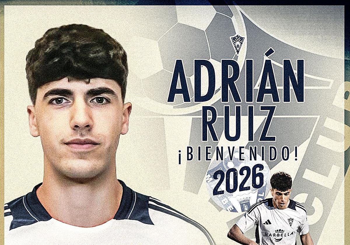 Cartel oficial del Marbella FC.