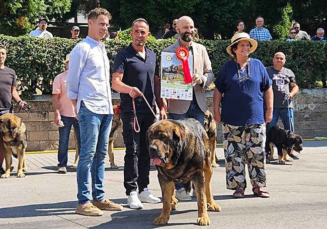 Imagen de Tártaro de Los Piscardos ganador del grupo progenitor con nueve de sus hijos.