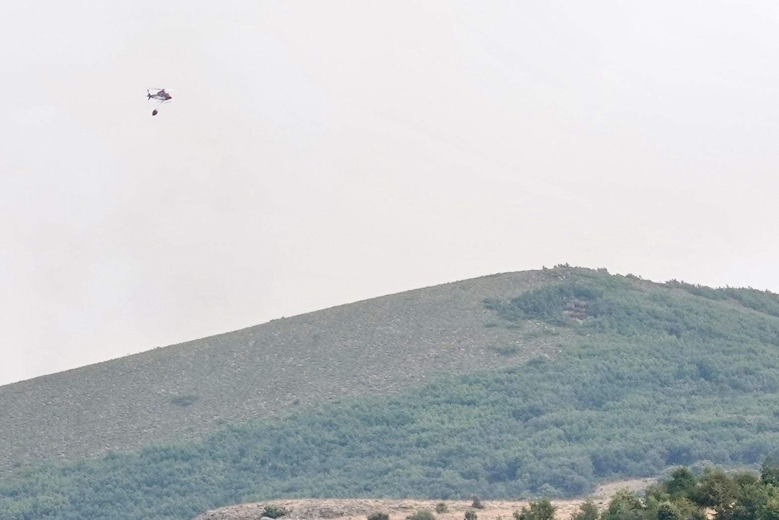 Las imágenes del incendio de Olleros de Alba