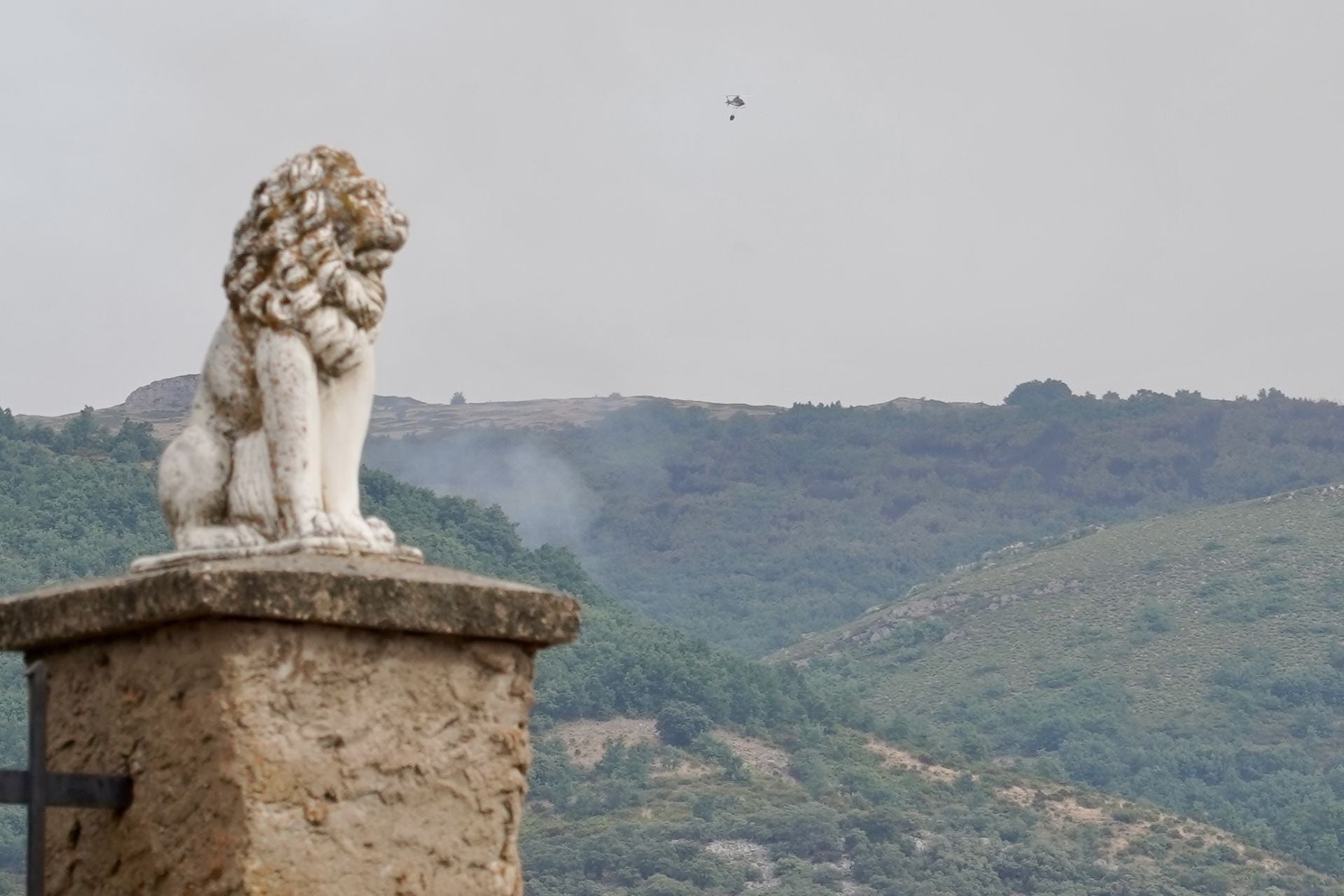 Las imágenes del incendio de Olleros de Alba