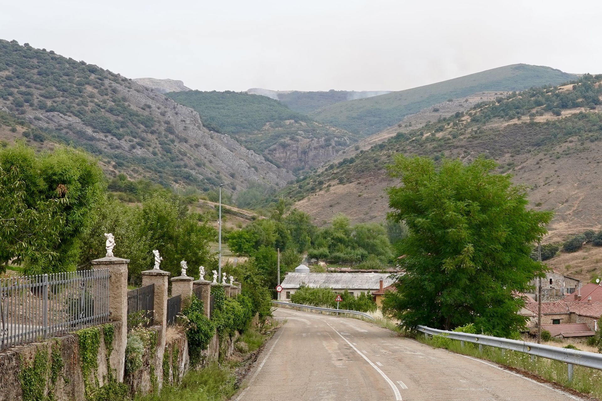 Las imágenes del incendio de Olleros de Alba