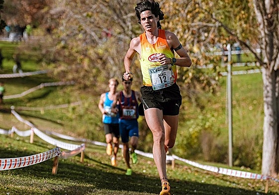Rober Alaiz en una carrera.