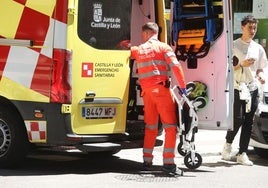 Imagen de una ambulancia.