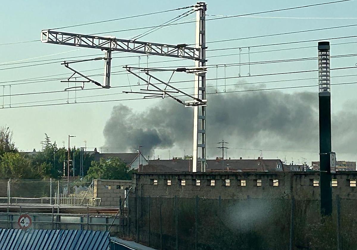 Imagen del incendio.