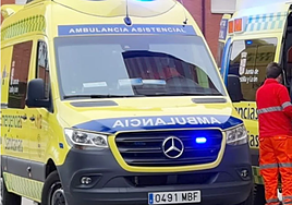 Imagen de la carretera donde ha tenido lugar el golpe.