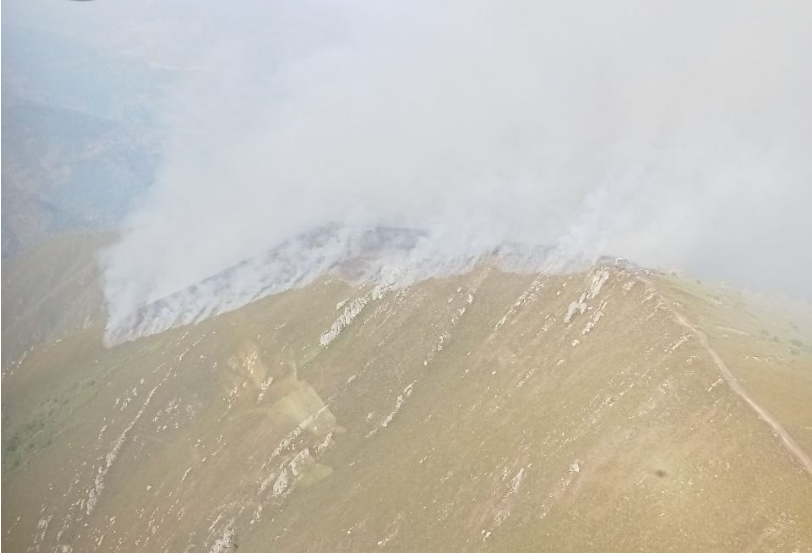 Las imágenes del incendio de Llamas de Cabrera