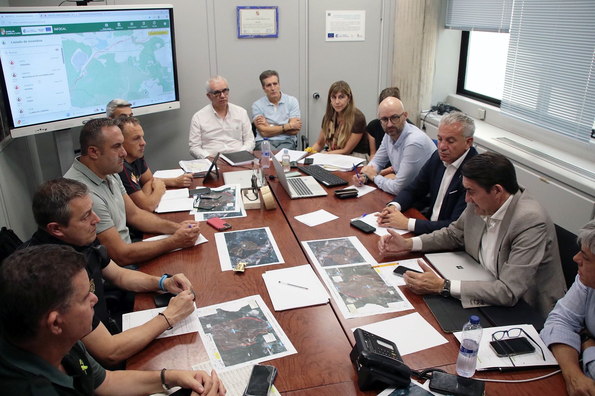 Suárez-Quiñones preside la reunión del Cecopi