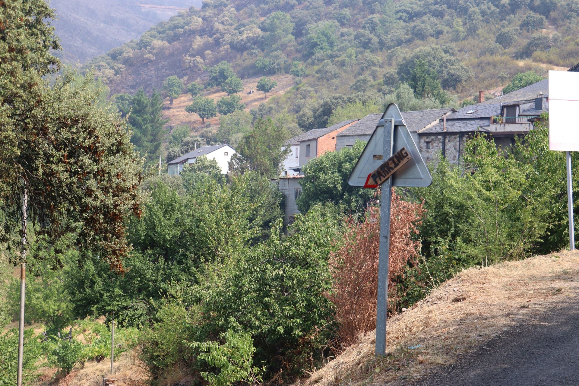 Imágenes del incendio de Yeres