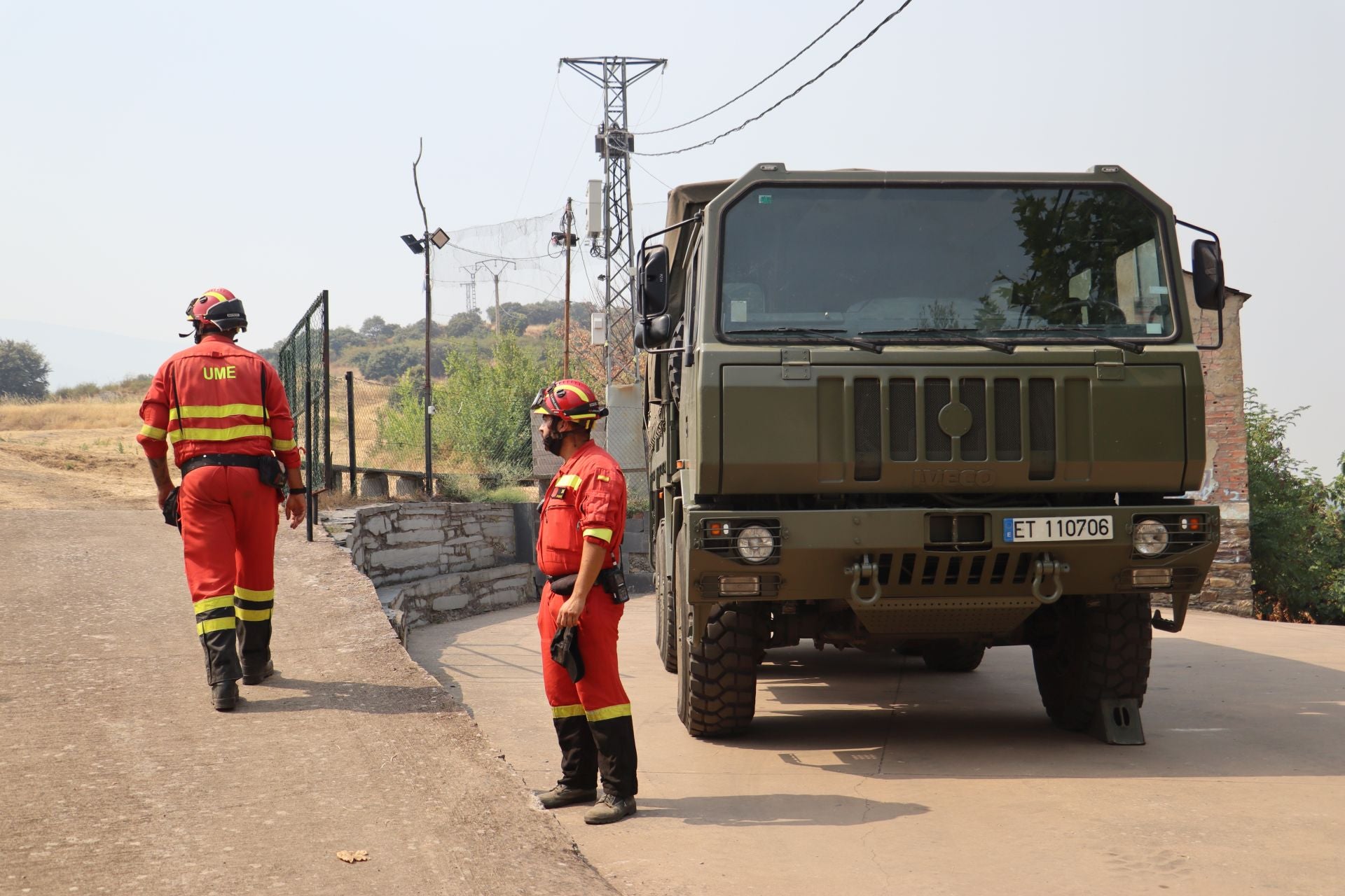 Imágenes del incendio de Yeres