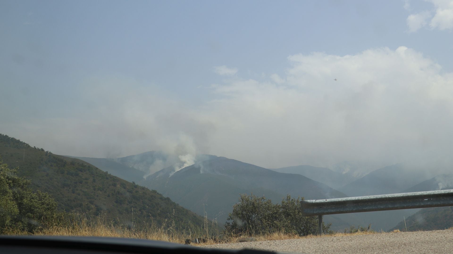 Imágenes del incendio de Yeres
