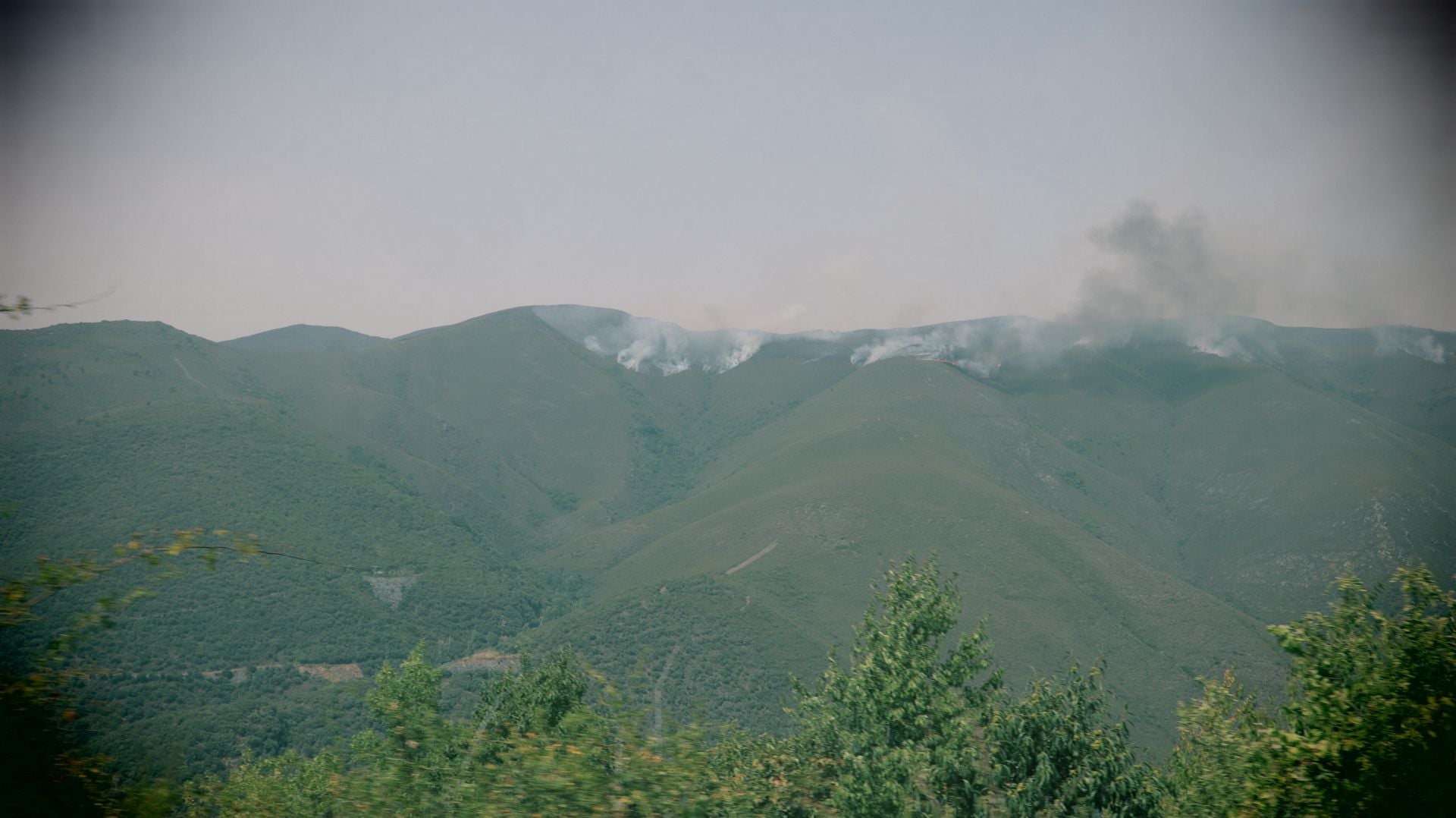 Imágenes del incendio de Yeres