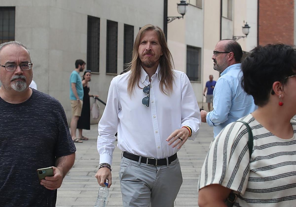 El portavoz nacional de Podemos y procurador en las Cortes de Castilla y León, Pablo Fernández.