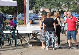 Vecinos desalojados en La Bañeza.