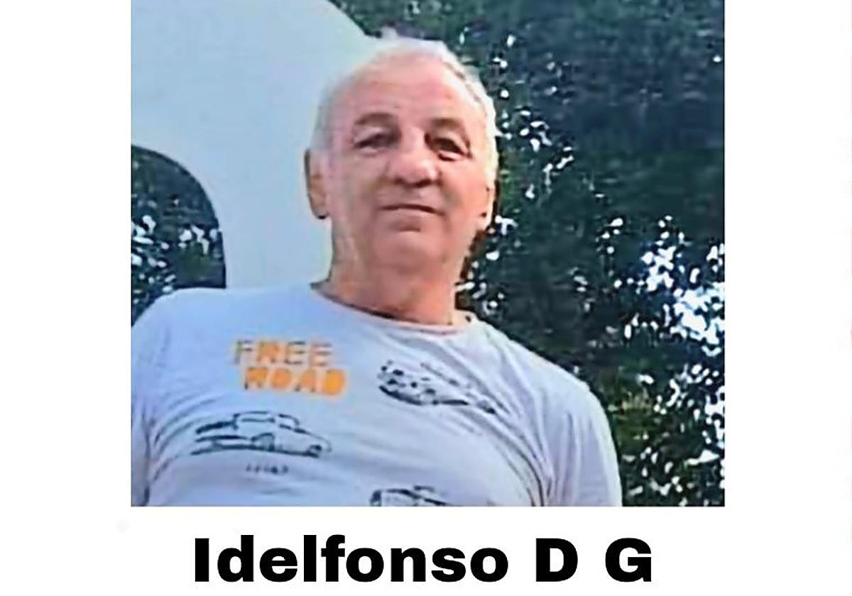 Imagen del hombre desaparecido en Riaño.