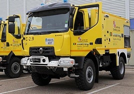 Imagen de archivo de dos motobombas de la Junta.