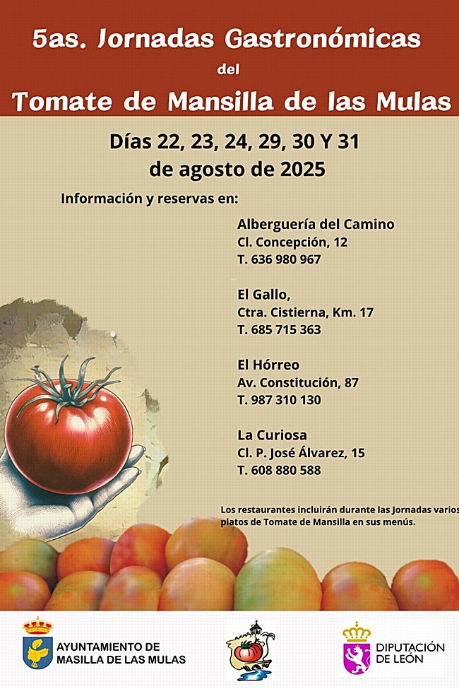 Quintas Jornadas Gastronómicas del Tomate.