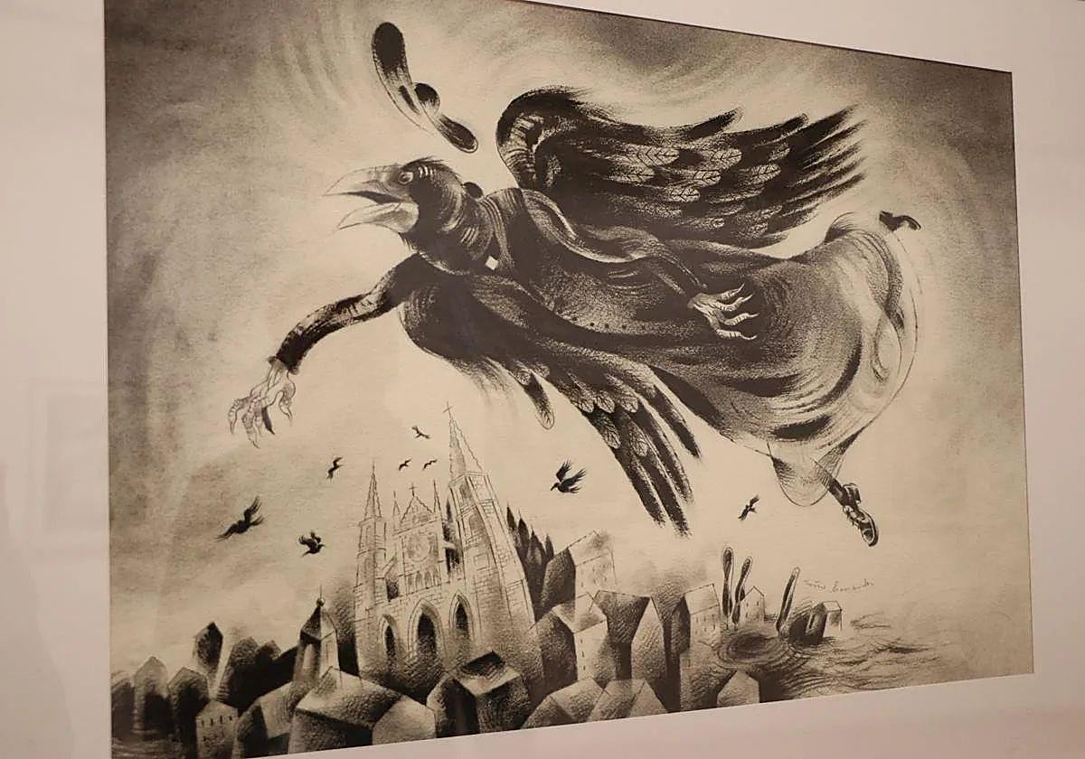 Una de las obras de la exposición.