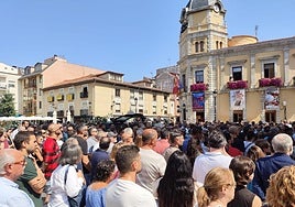 La Bañeza en el funeral de Abel Ramos.