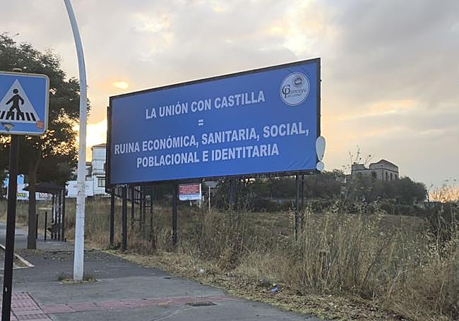 Valla en Ponferrada.
