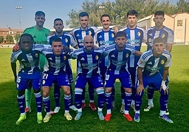Once de la Deportiva en Aguilar de Campoo.