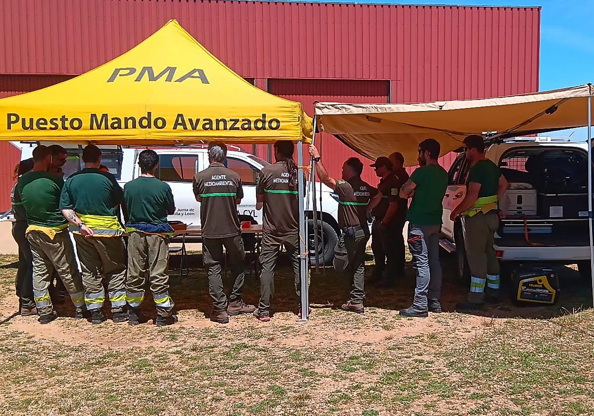 Reunión del 1 de junio de 2025 en la Base de Sahechores antes de que comenzara la Época de Peligrosidad Alta (EPA) de incendios.