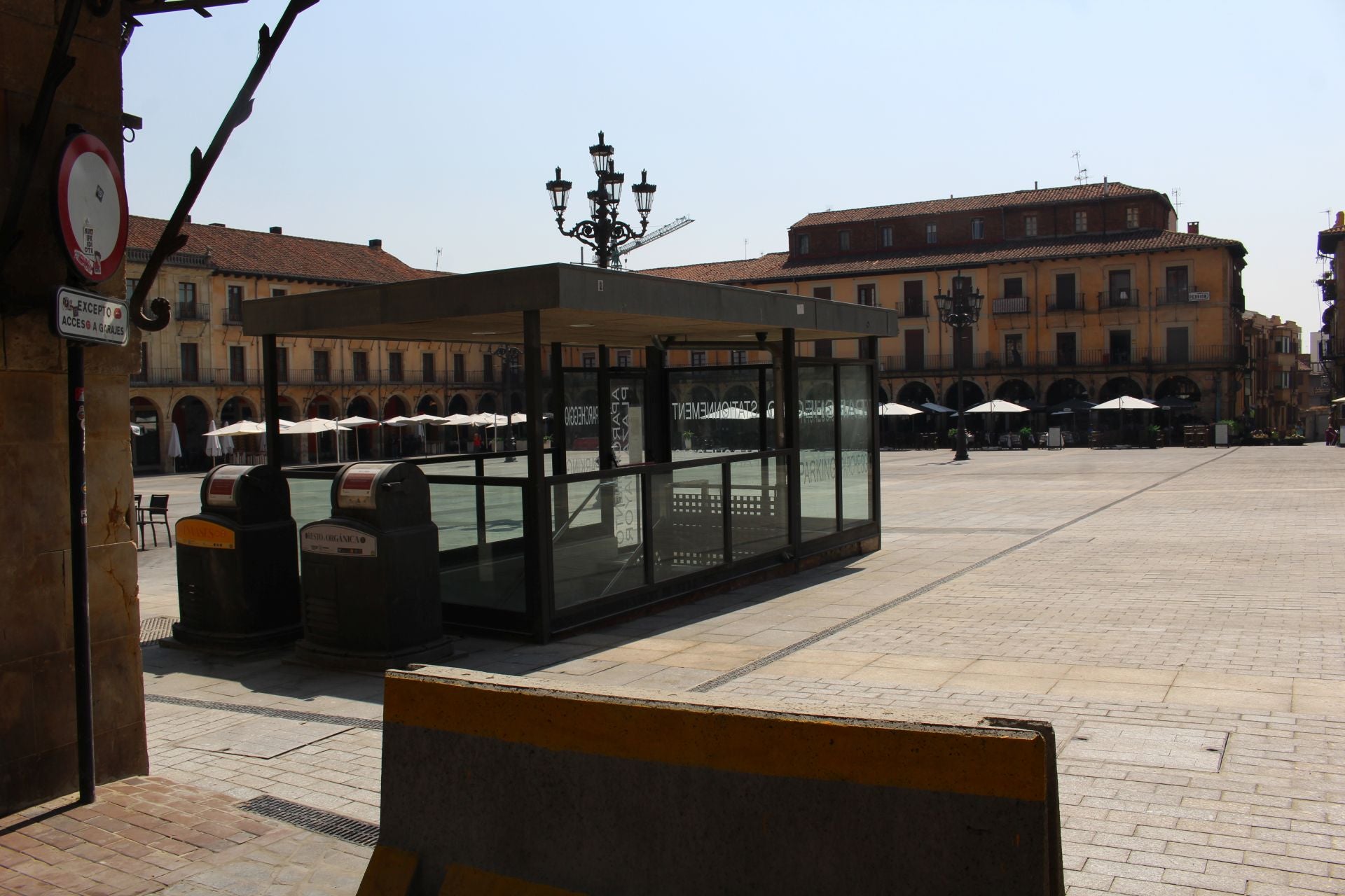 La Plaza Mayor de León luce reformada al completo