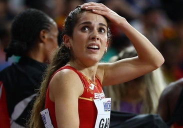 Marta García, en el Mundial de Tokio