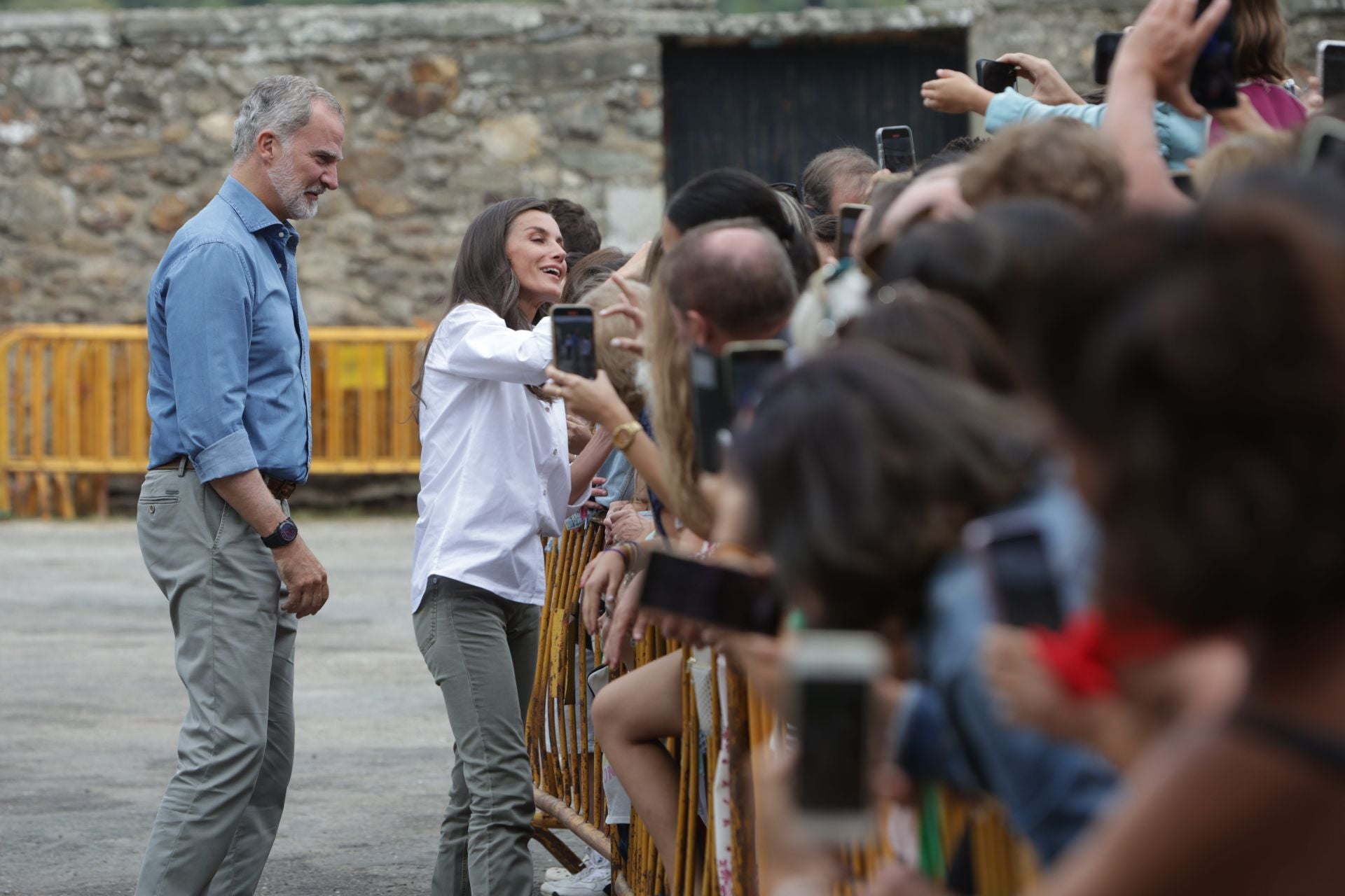 Los reyes visitan Sanabria antes de llegar a Las Médulas