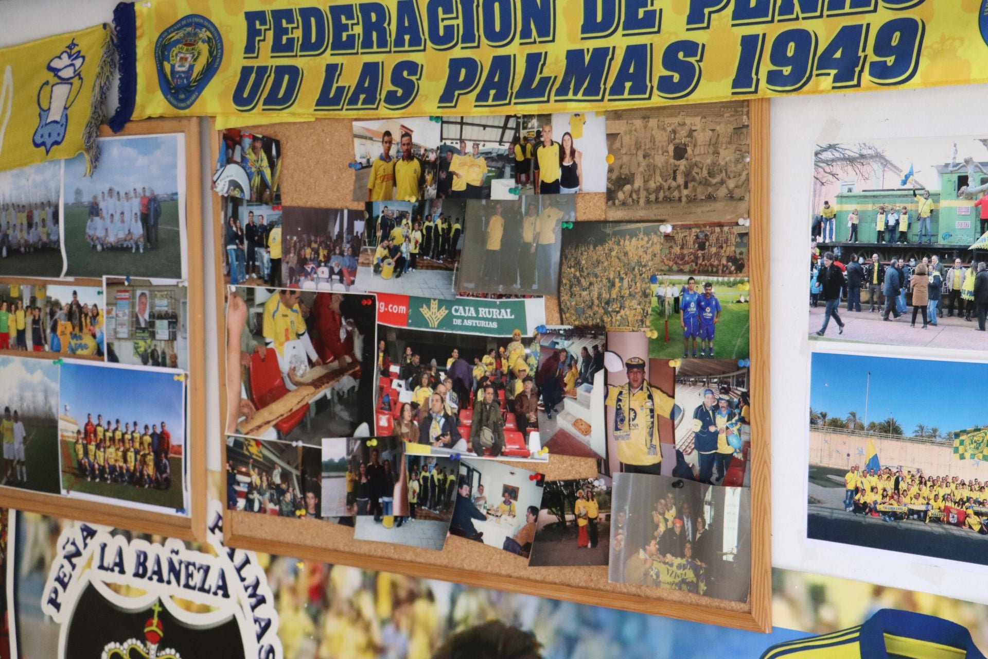 El rincón de La Bañeza dedicado a la pasión por Las Palmas