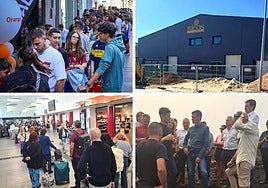 Las imágenes de la jornada.